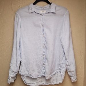 UNIQLO Women Premium Linen Long-Sleeve Shirt
